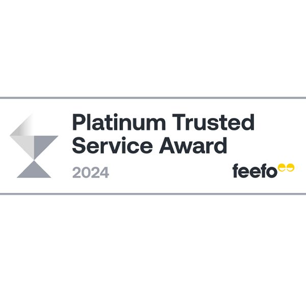 Platinum Award-Winning Service 2024 Feefo - HTB