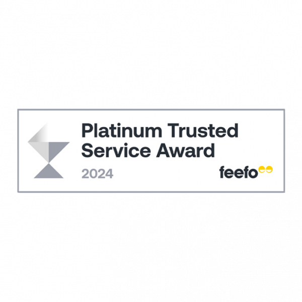 Platinum Award-Winning Service 2024 Feefo - HTB